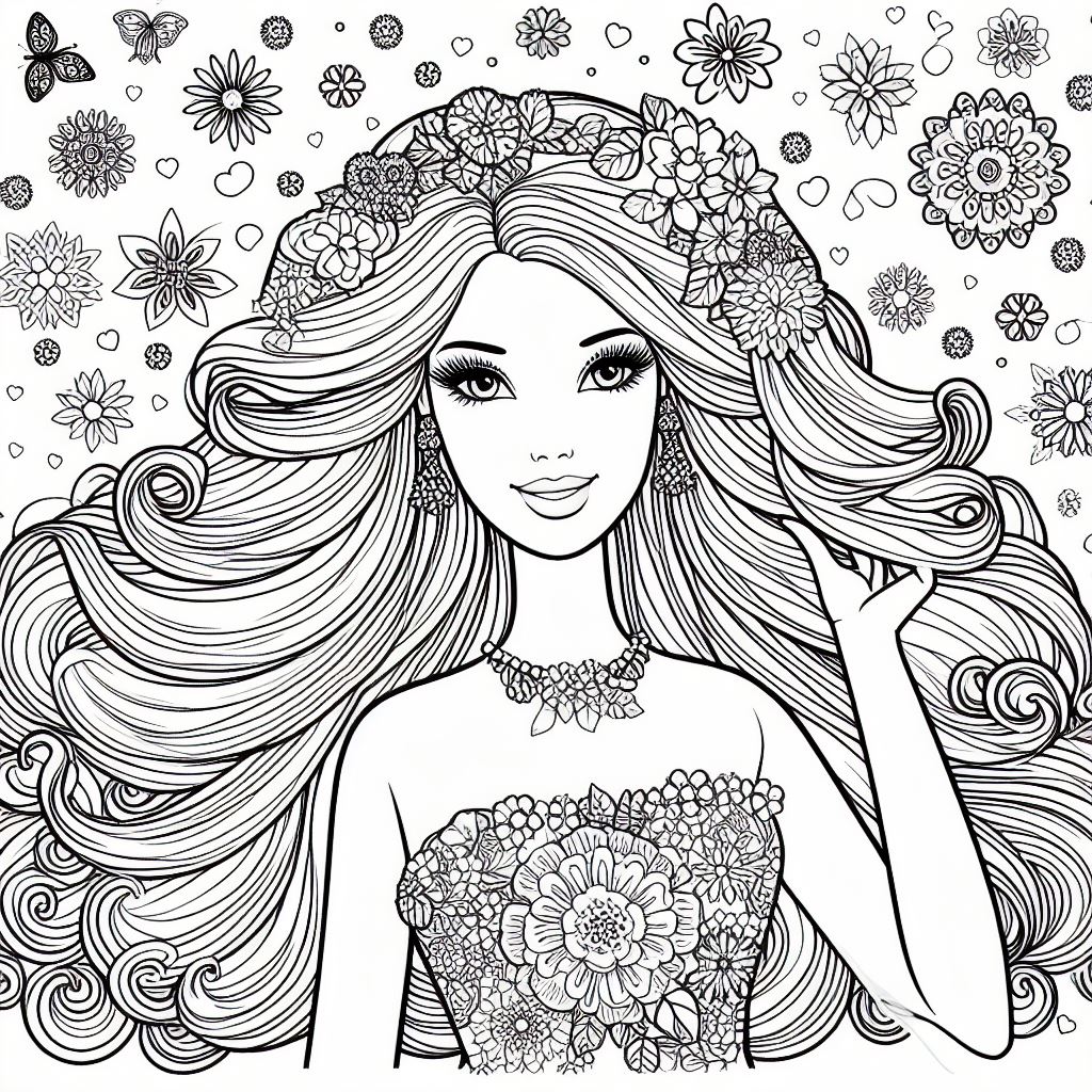 Barbie Ausmalbilder 789