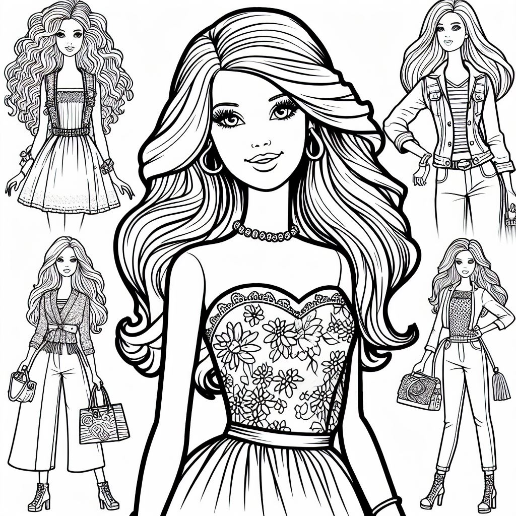 Barbie Ausmalbilder 892