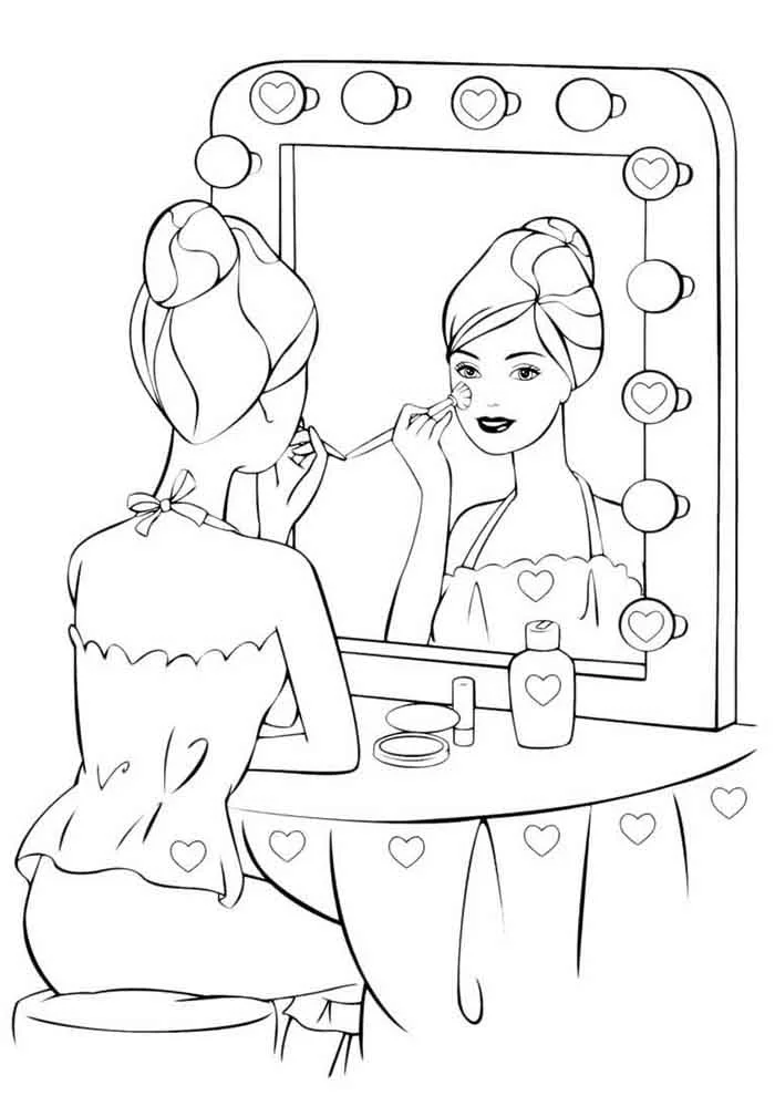 Barbie Ausmalbilder 987