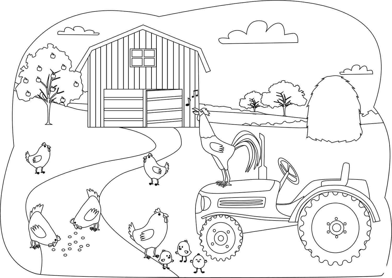 Bauernhof Ausmalbilder 227