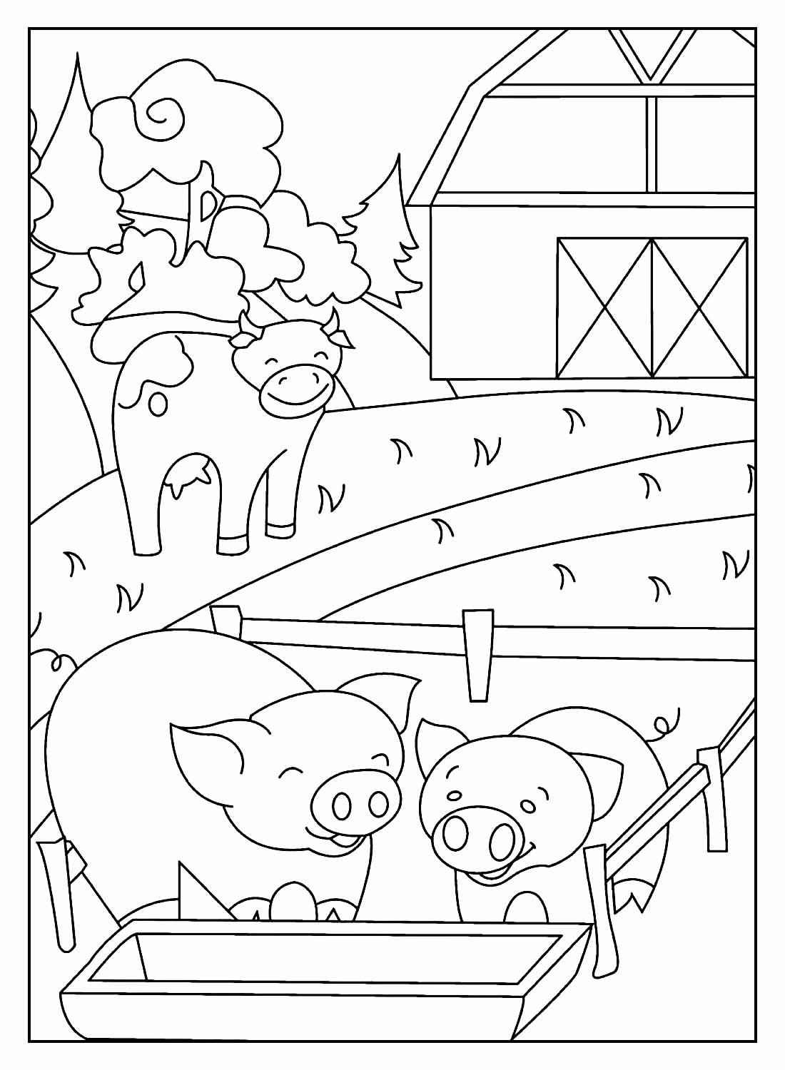 Bauernhof Ausmalbilder 442