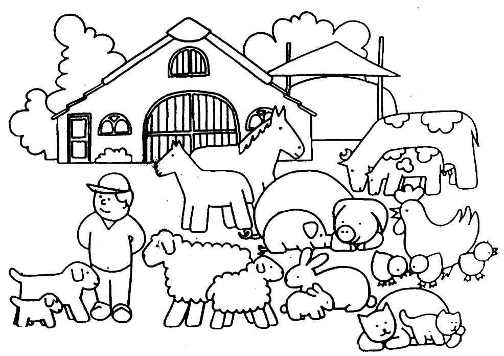 Bauernhof Ausmalbilder 631