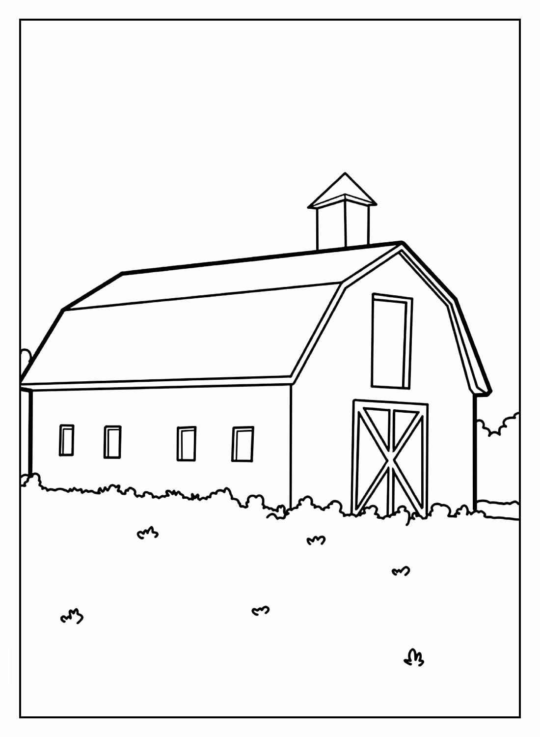 Bauernhof Ausmalbilder 680