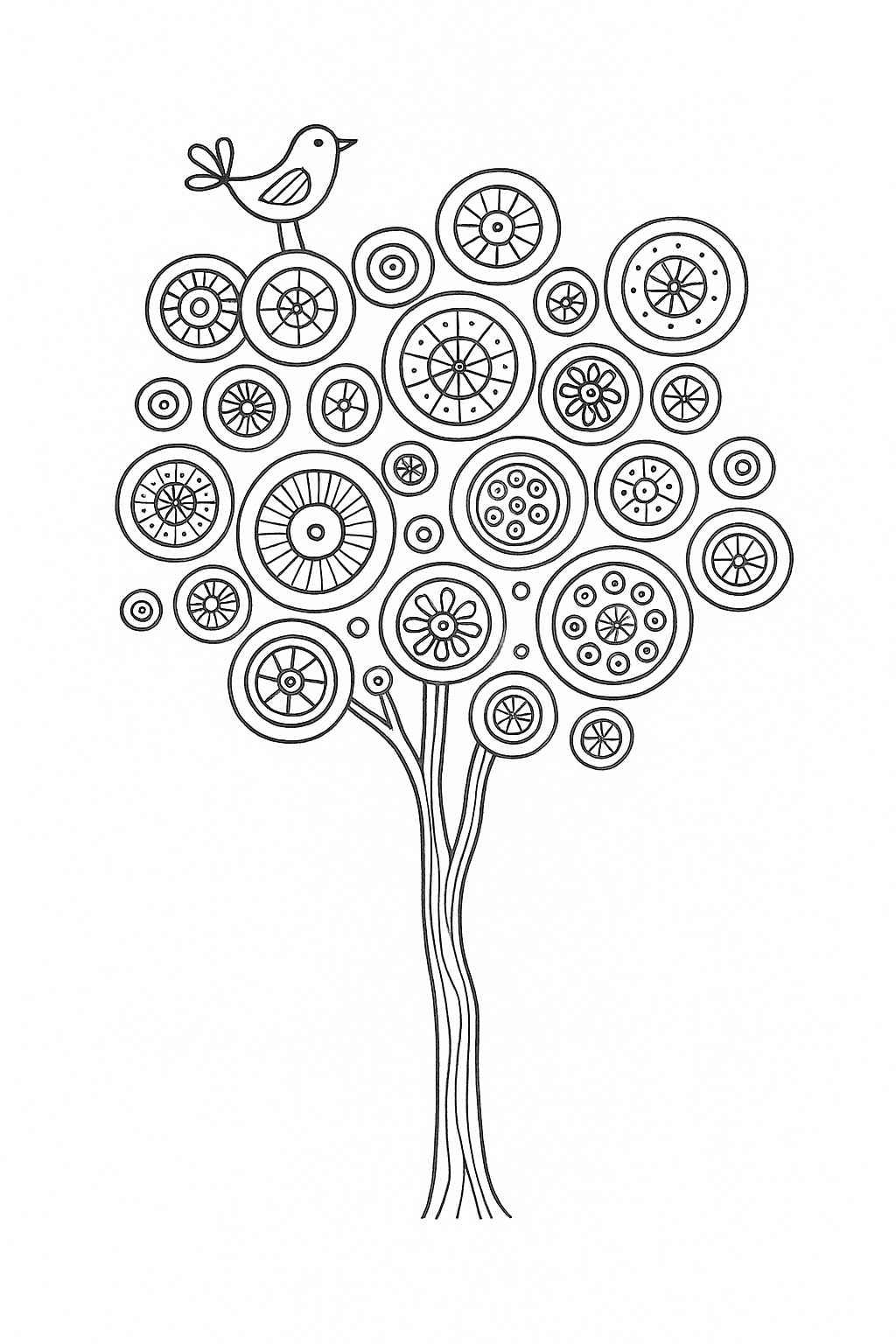 Bäume Ausmalbilder 275