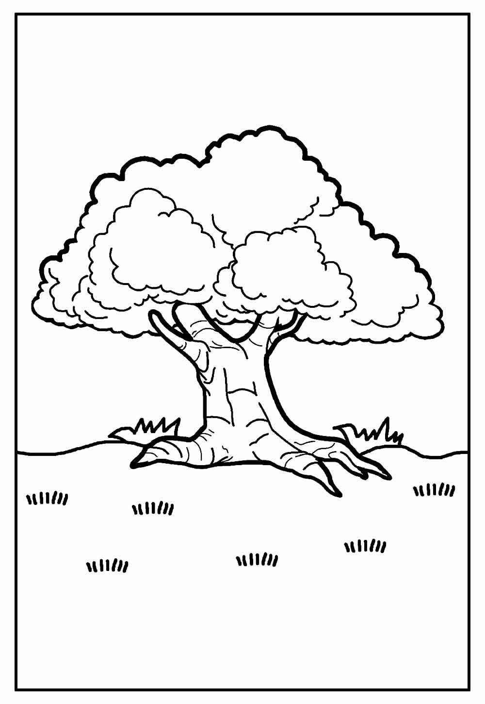 Bäume Ausmalbilder 289