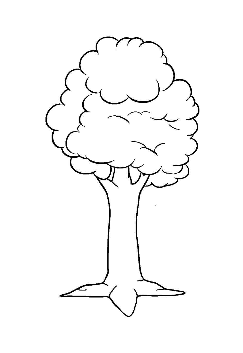 Bäume Ausmalbilder 347