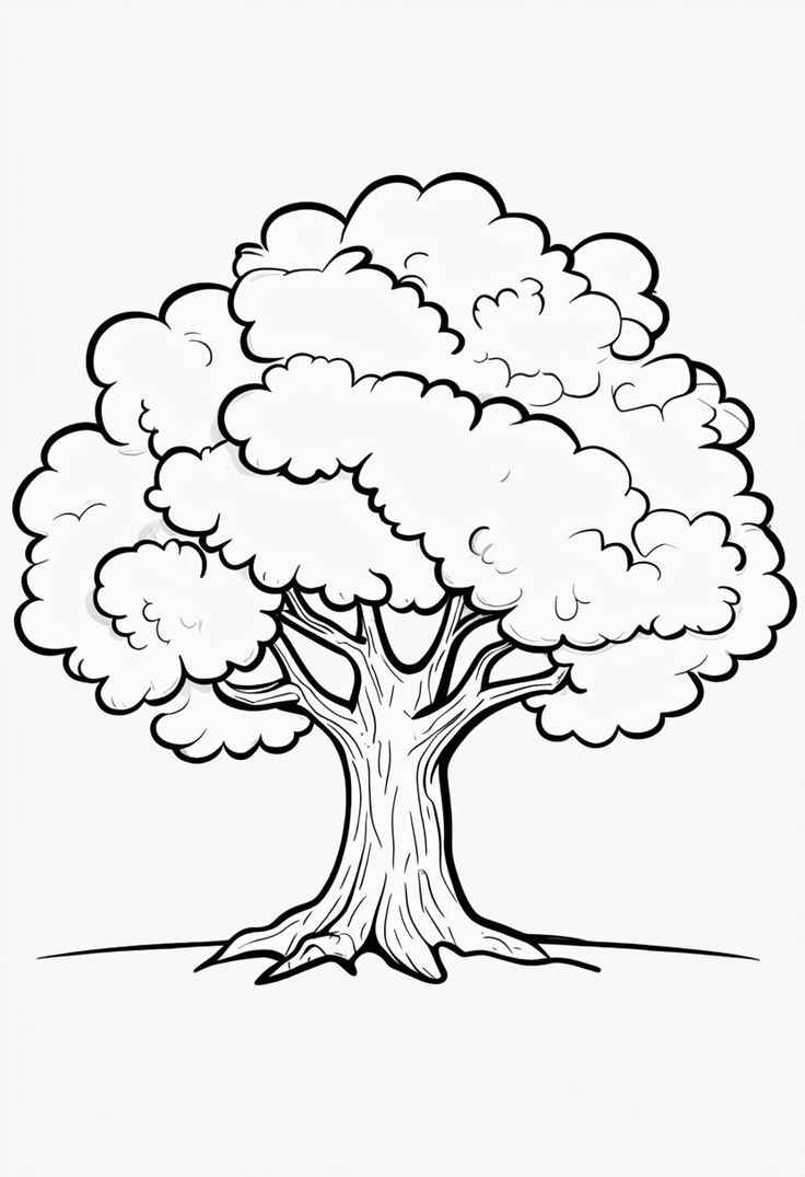 Bäume Ausmalbilder 449