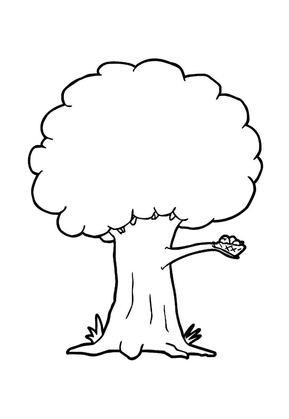 Bäume Ausmalbilder 615