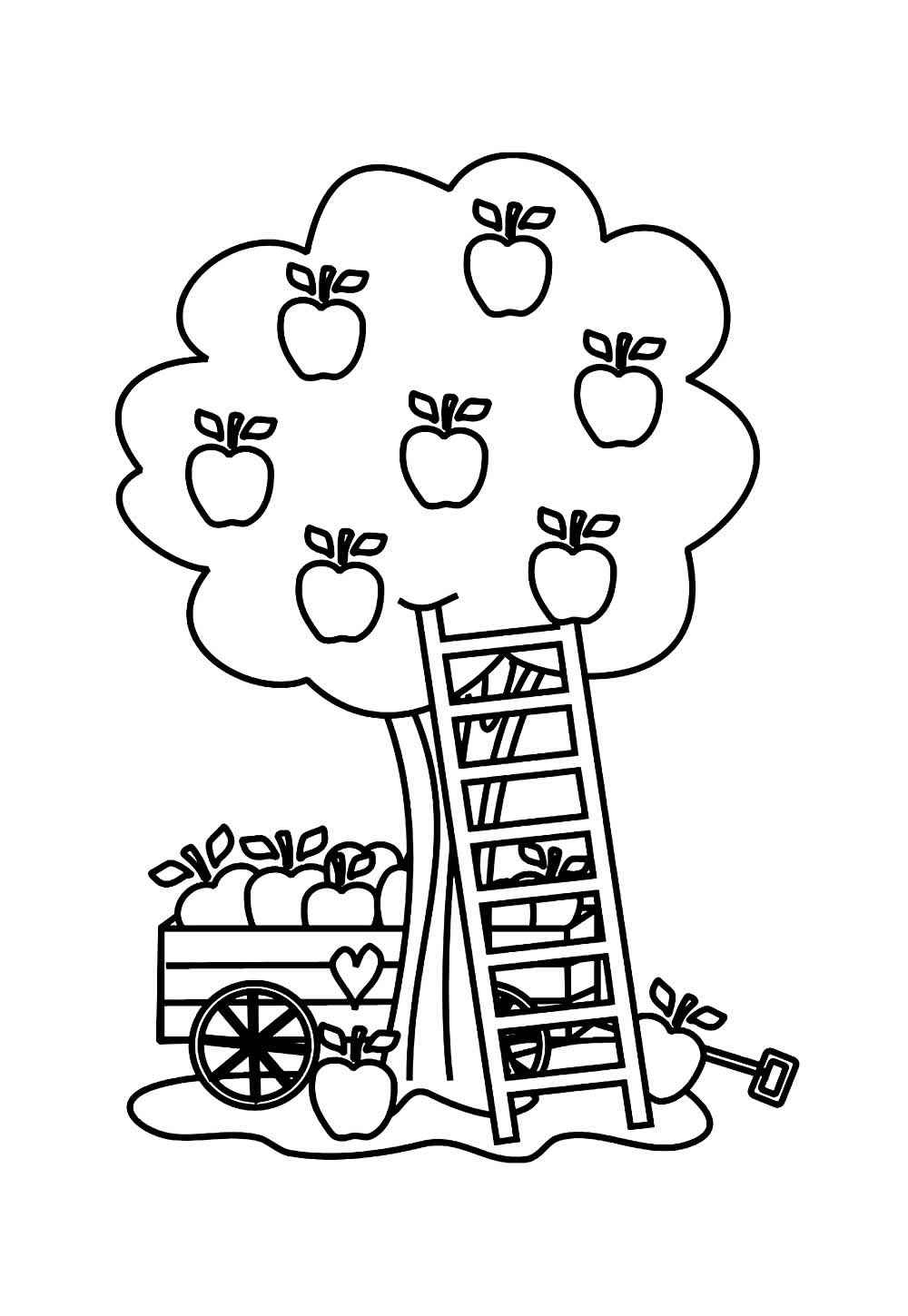 Bäume Ausmalbilder 647