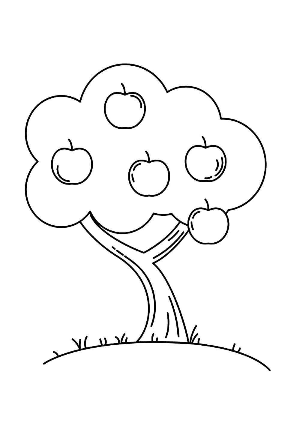 Bäume Ausmalbilder 783