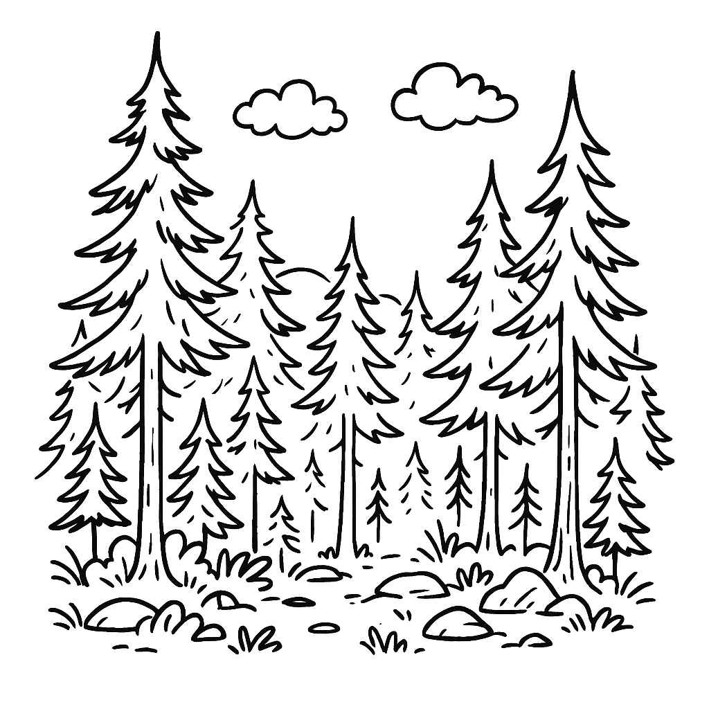Bäume Ausmalbilder 969