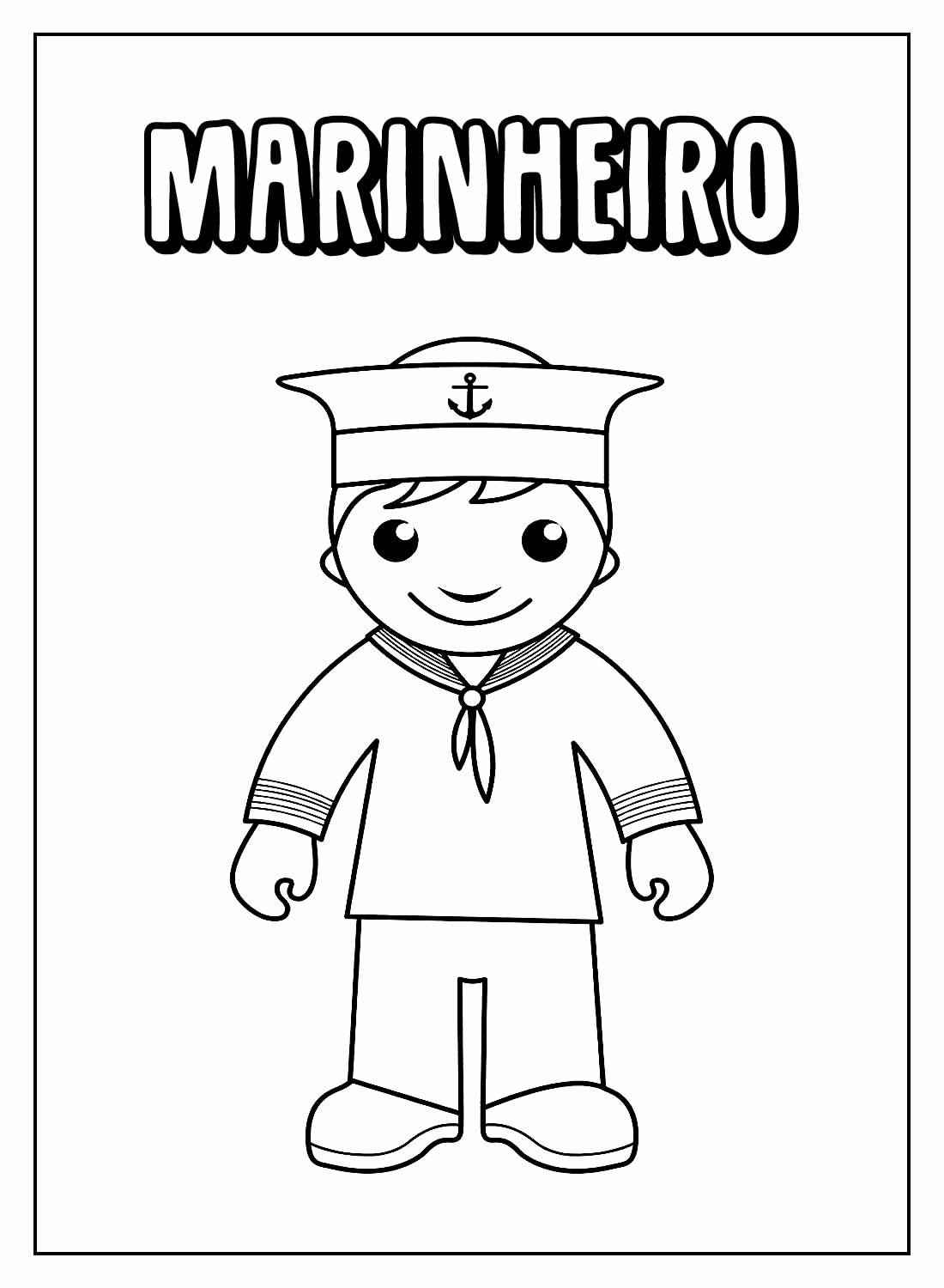 Berufe Ausmalbilder 046