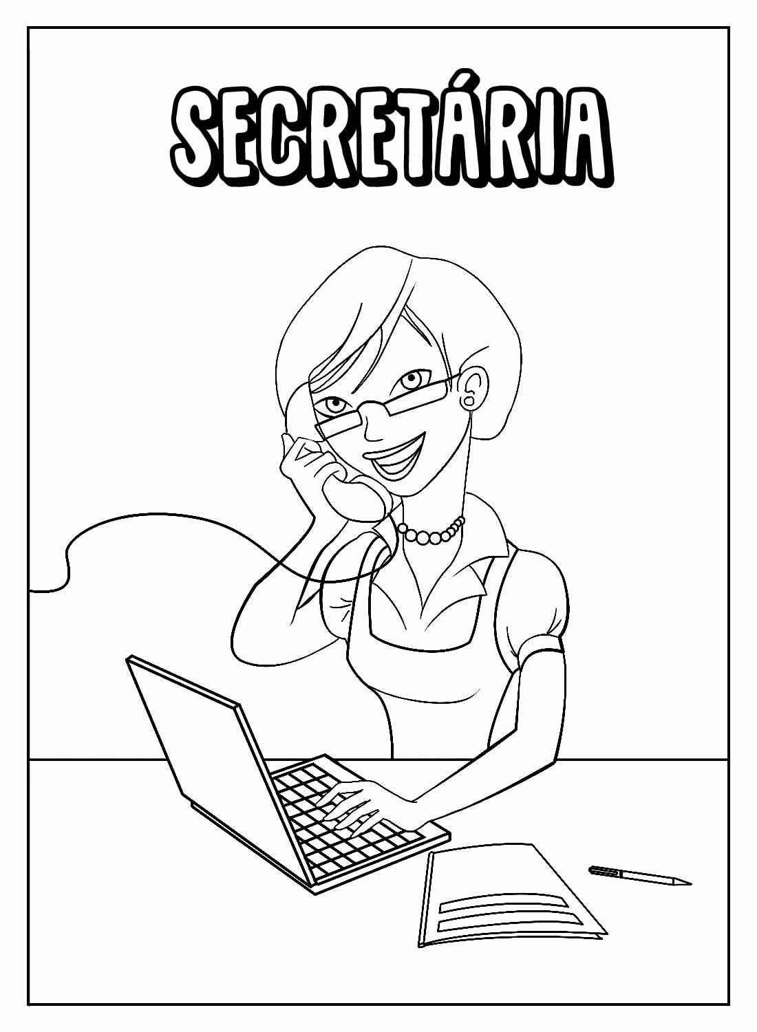 Berufe Ausmalbilder 654