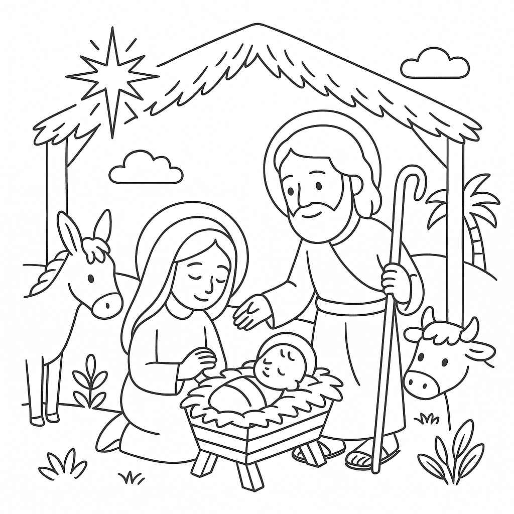 Biblisch Ausmalbilder 044