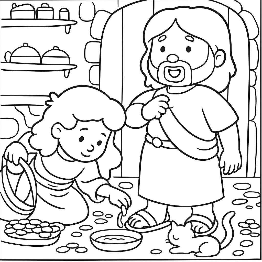 Biblisch Ausmalbilder 244