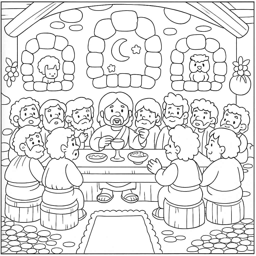 Biblisch Ausmalbilder 463