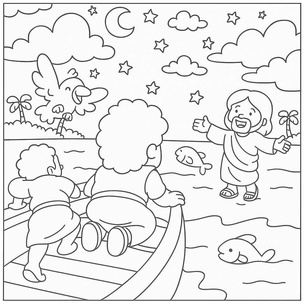 Biblisch Ausmalbilder 589