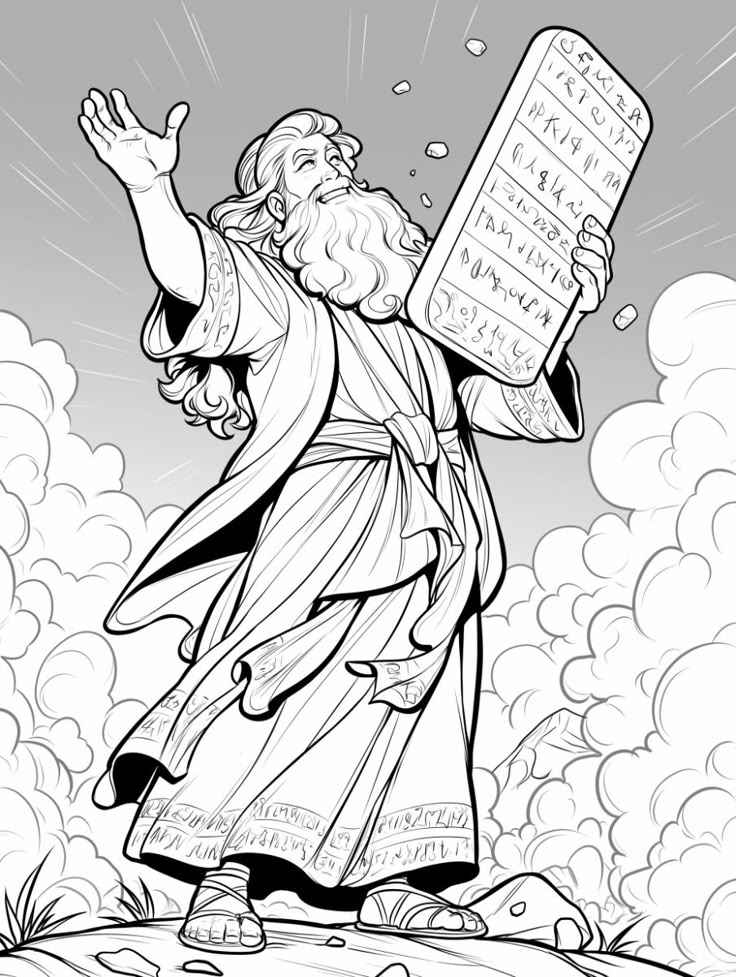 Biblisch Ausmalbilder 978