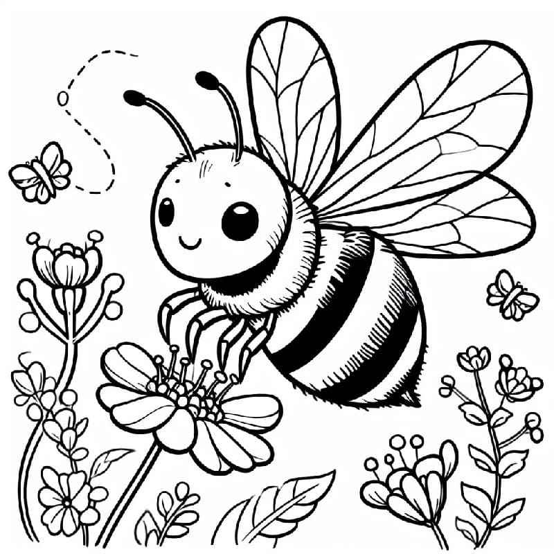 Bienen Ausmalbilder 080