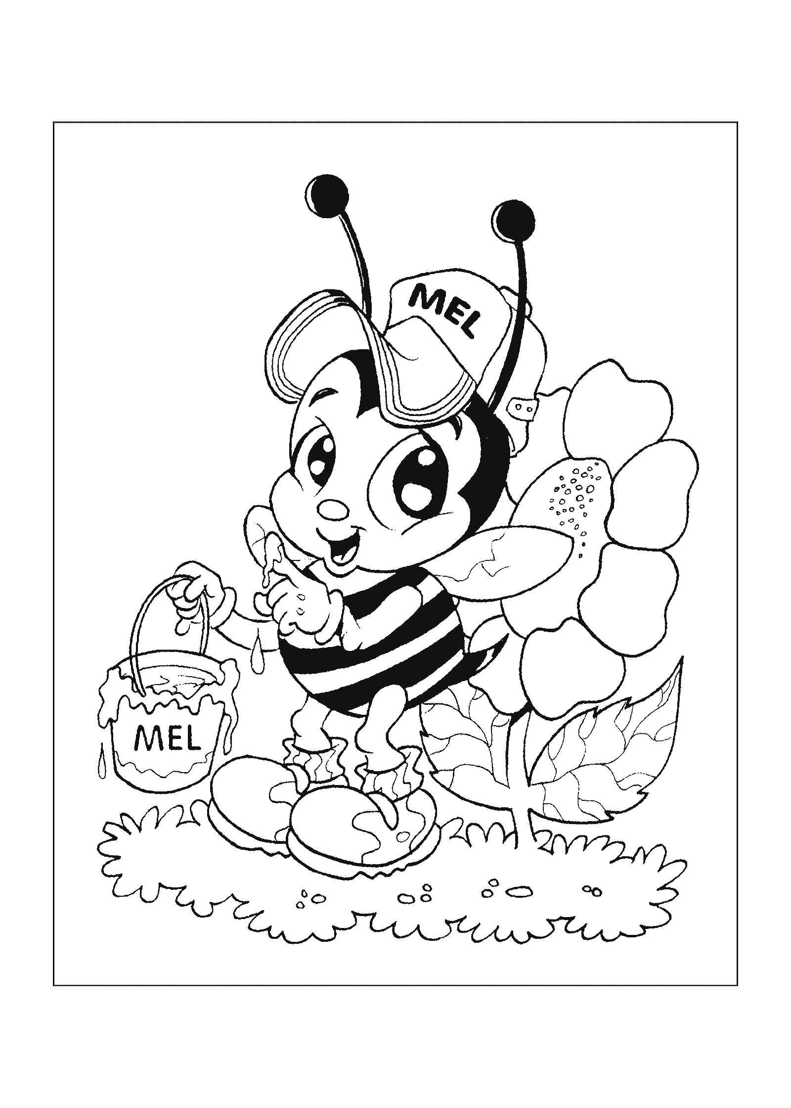 Bienen Ausmalbilder 566