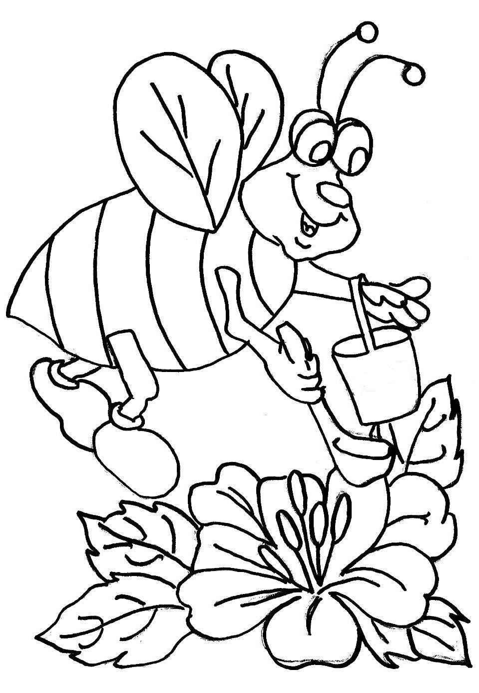 Bienen Ausmalbilder 925