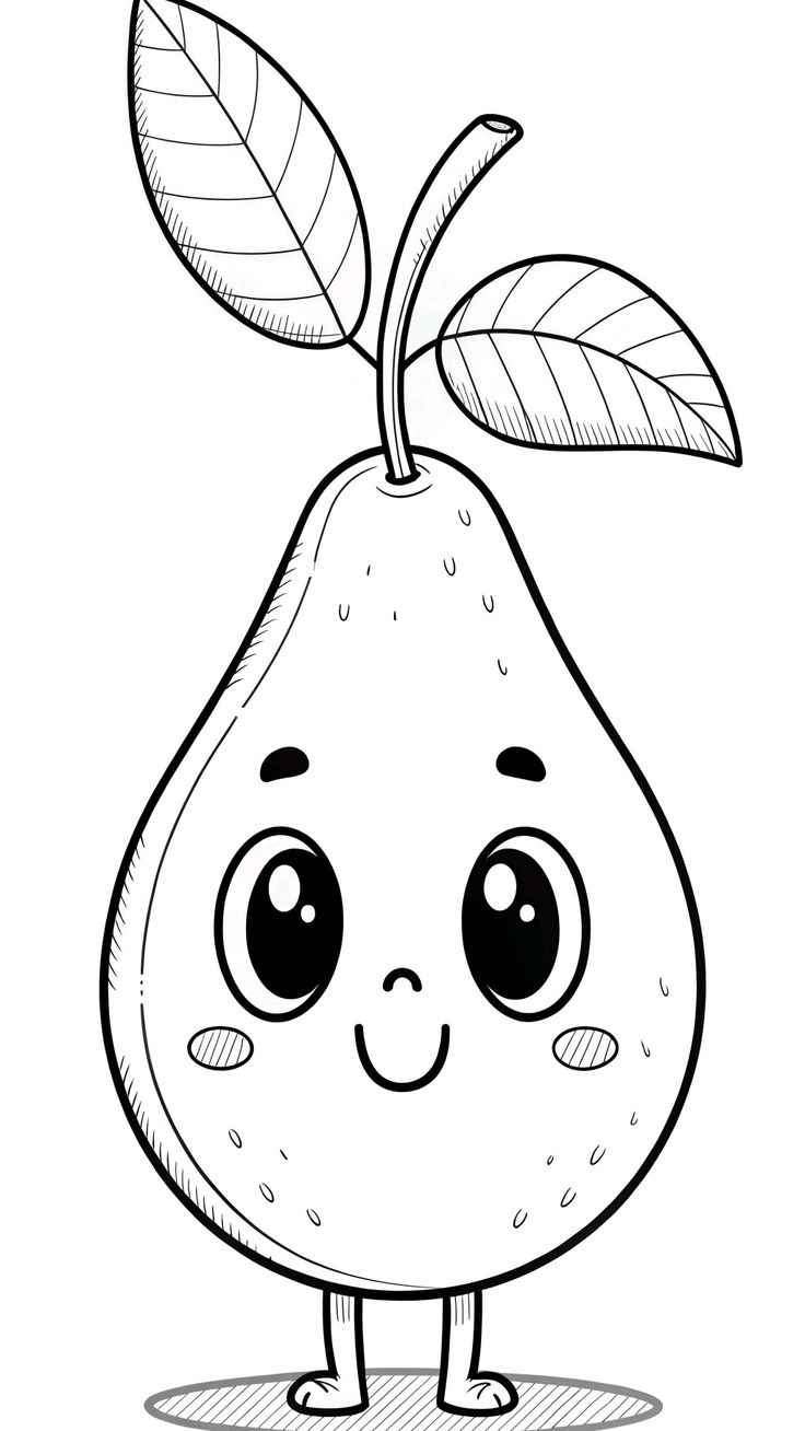 Birne Ausmalbilder 086