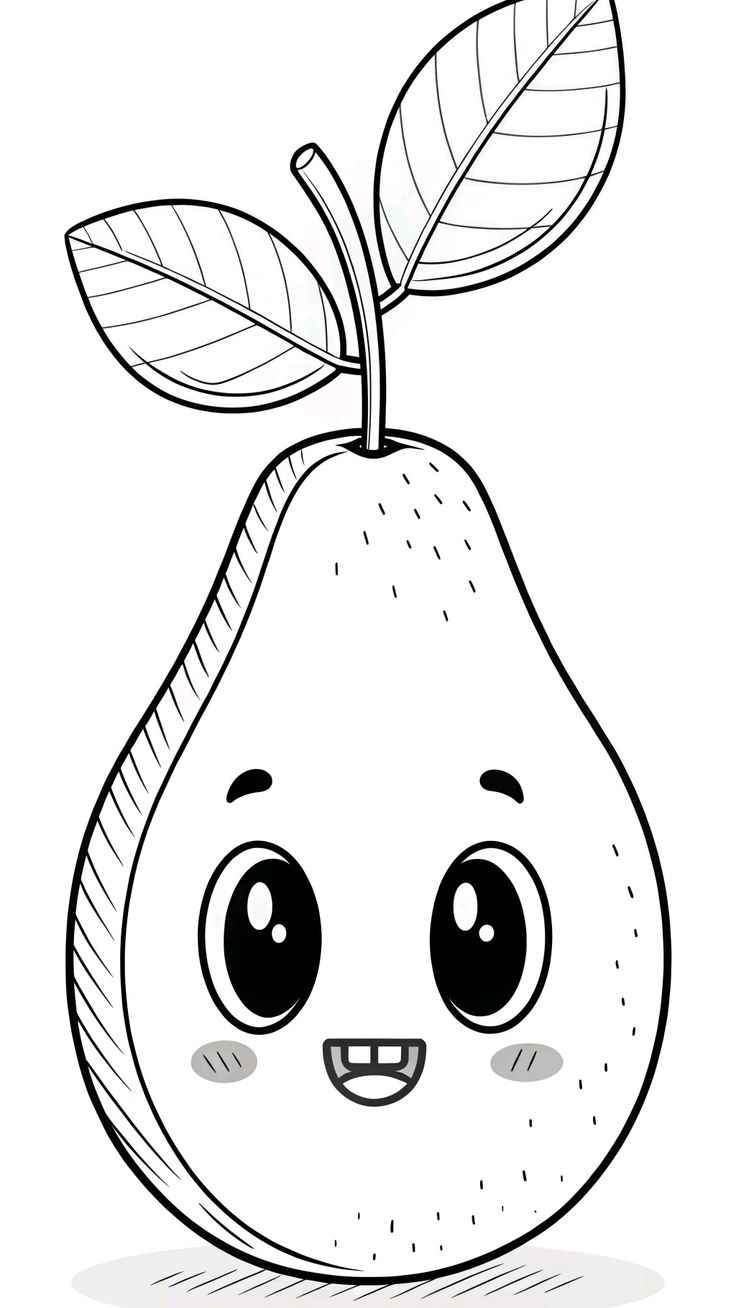 Birne Ausmalbilder 542