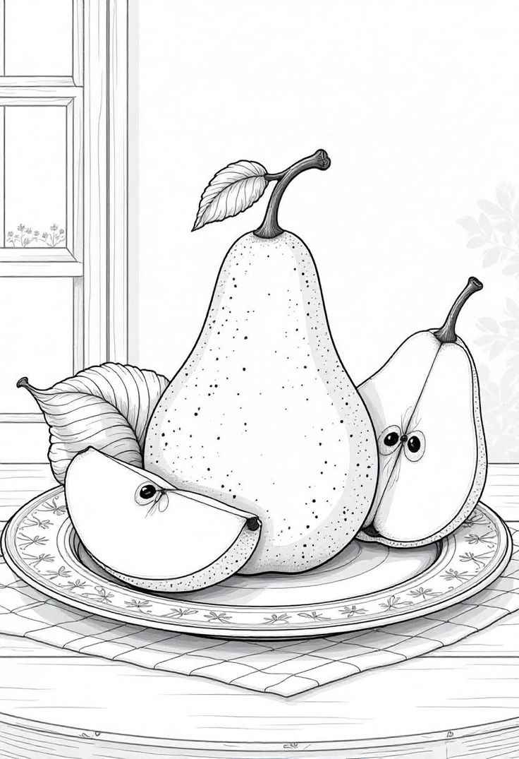 Birne Ausmalbilder 793