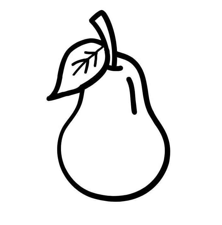 Birne Ausmalbilder 809