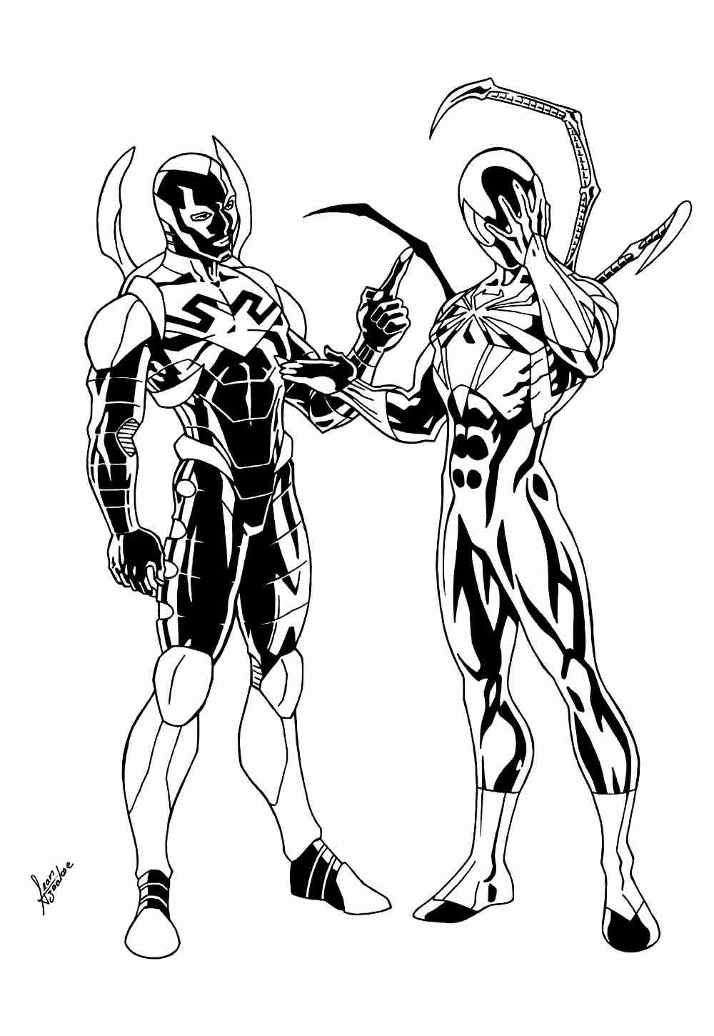 Blauer Käfer Ausmalbilder 872