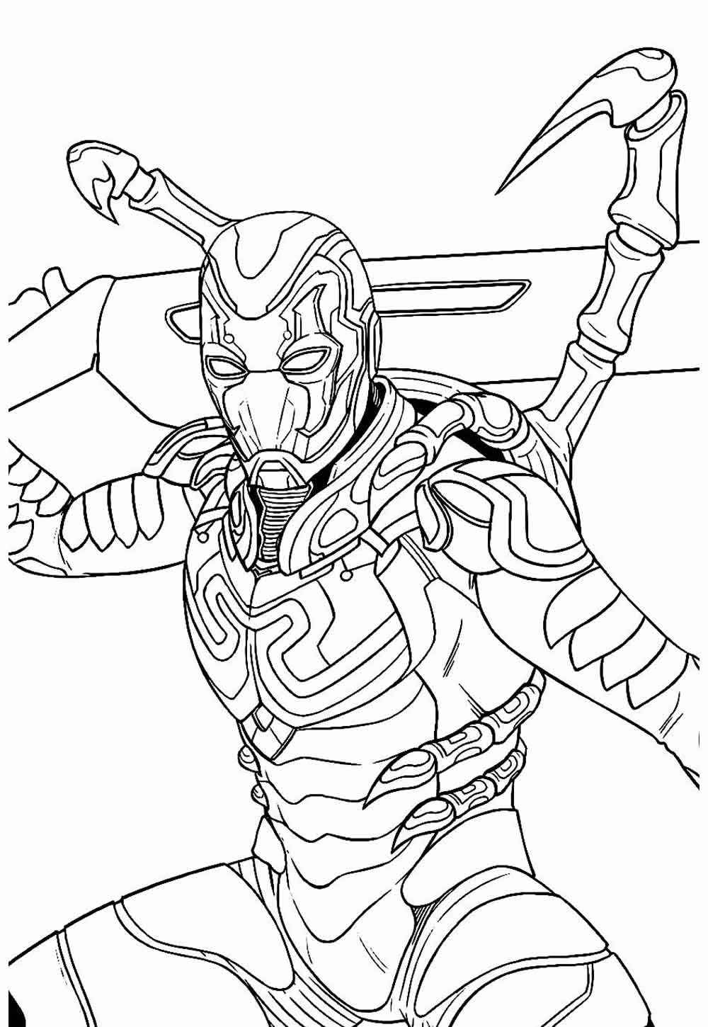 Blauer Käfer Ausmalbilder 876