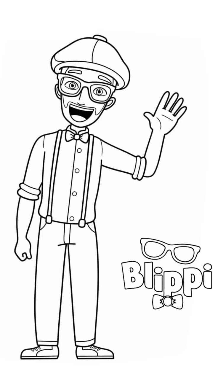 Blippi Ausmalbilder 171
