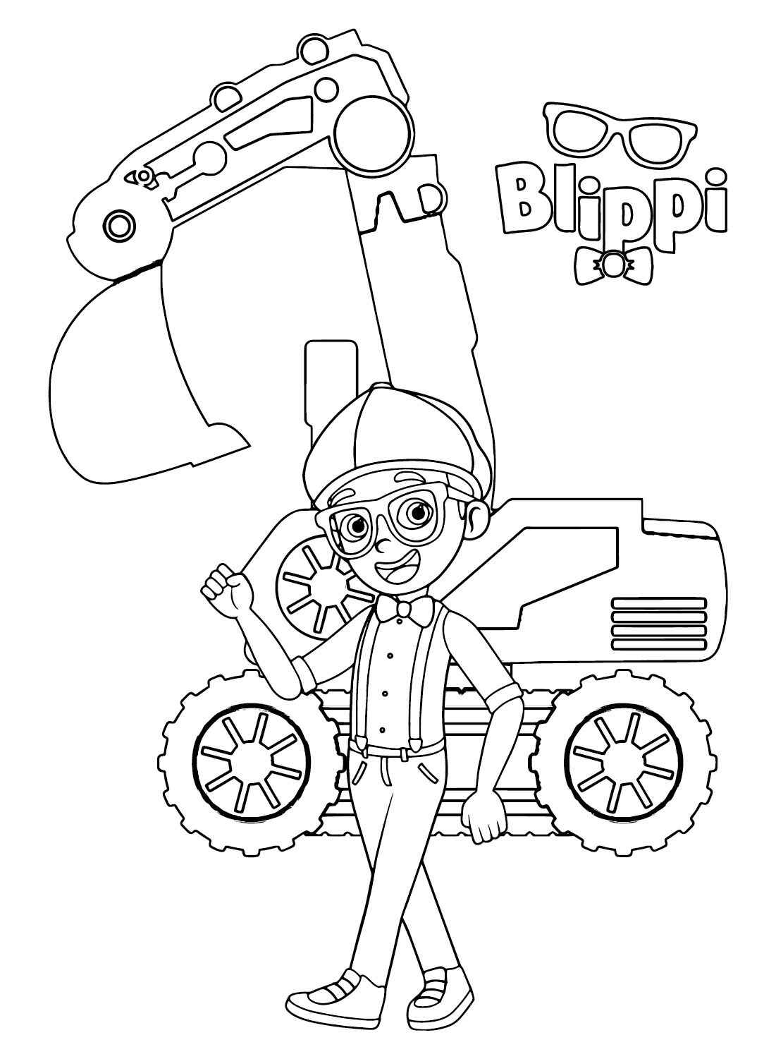 Blippi Ausmalbilder 471