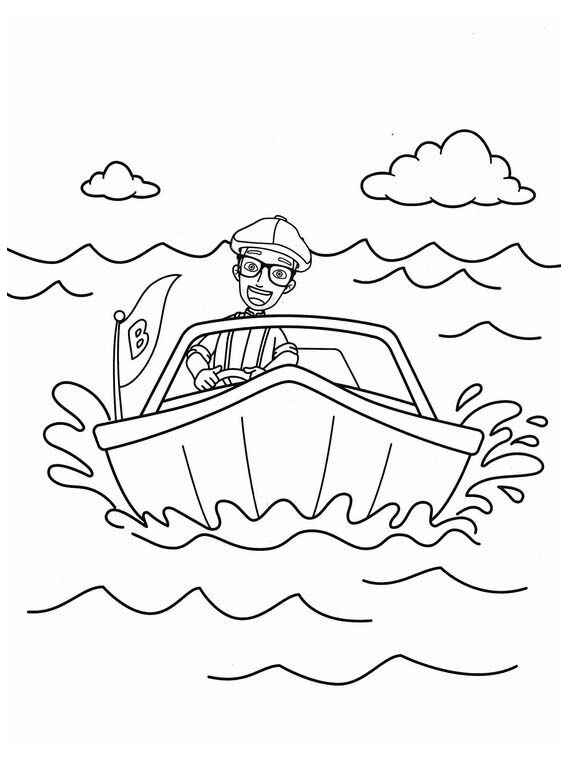 Blippi Ausmalbilder 589