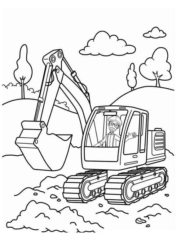 Blippi Ausmalbilder 971