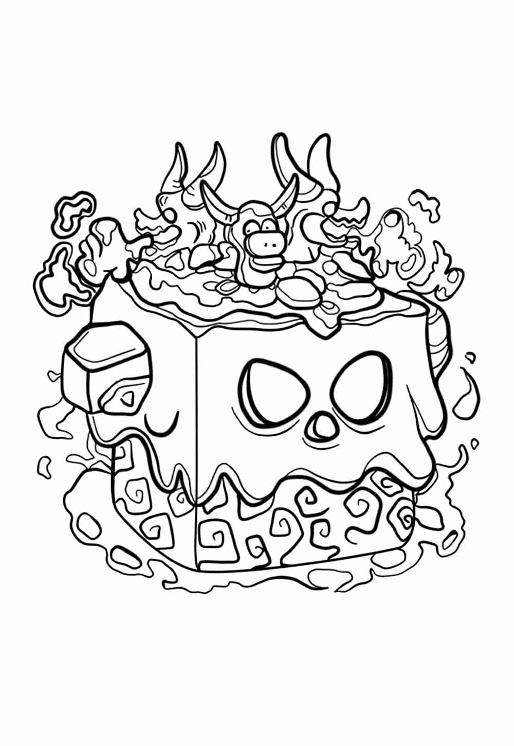 Blox Früchte Ausmalbilder 608