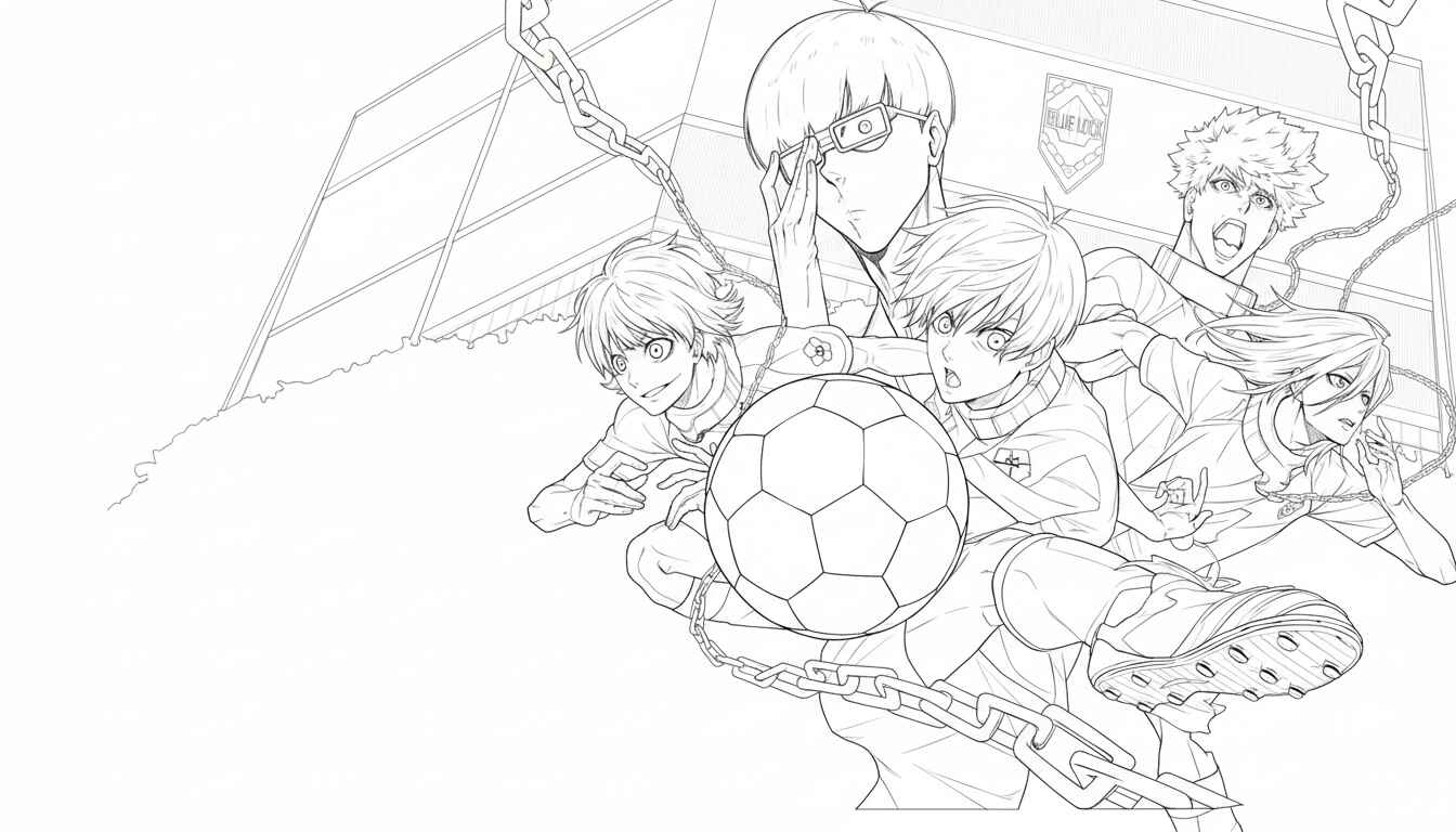 Blue Lock Ausmalbilder 334
