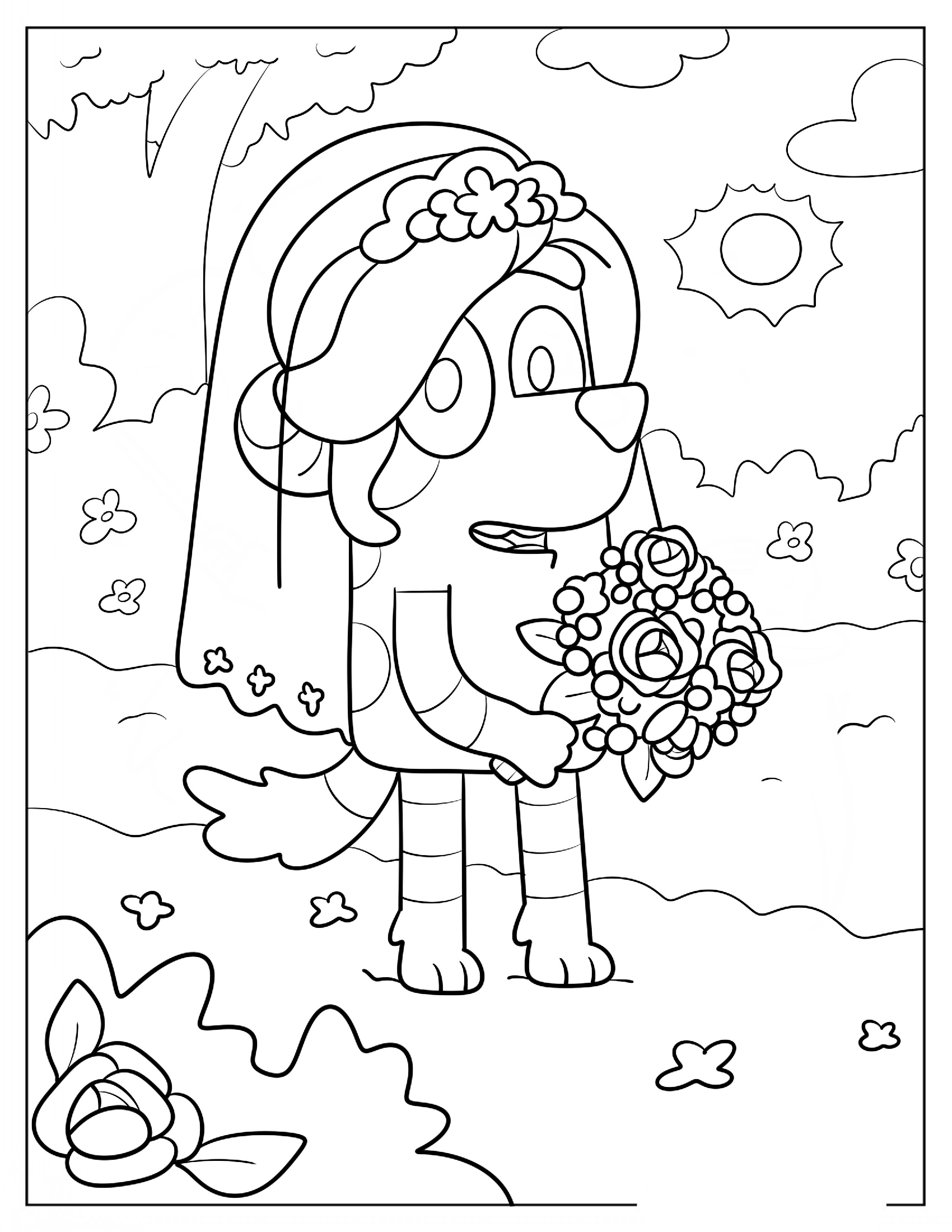 Bluey Ausmalbilder 172