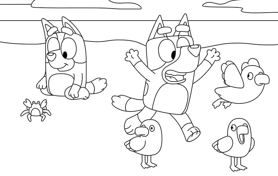 Bluey Ausmalbilder 368