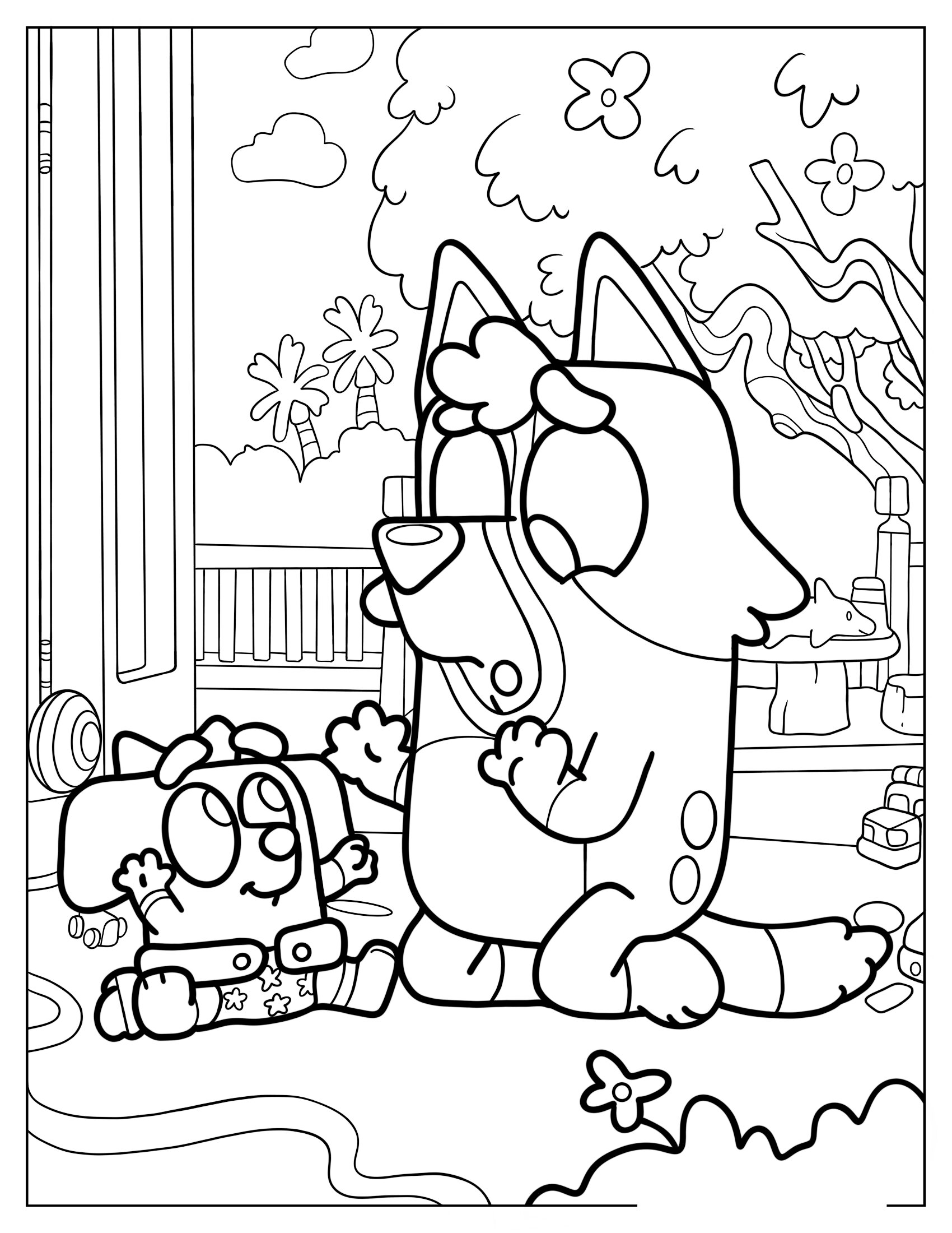 Bluey Ausmalbilder 386