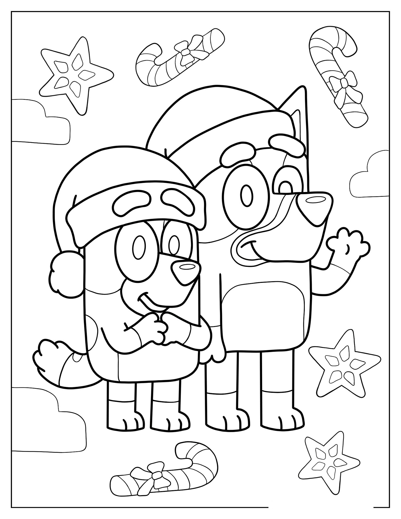 Bluey Ausmalbilder 438