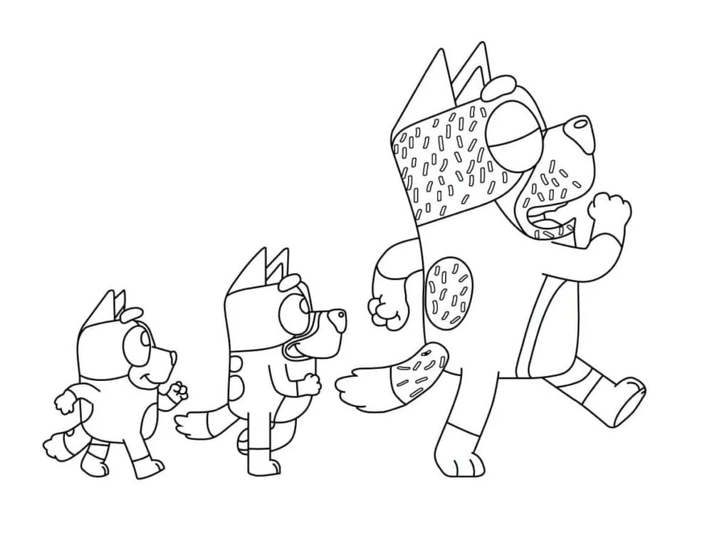 Bluey Ausmalbilder 469