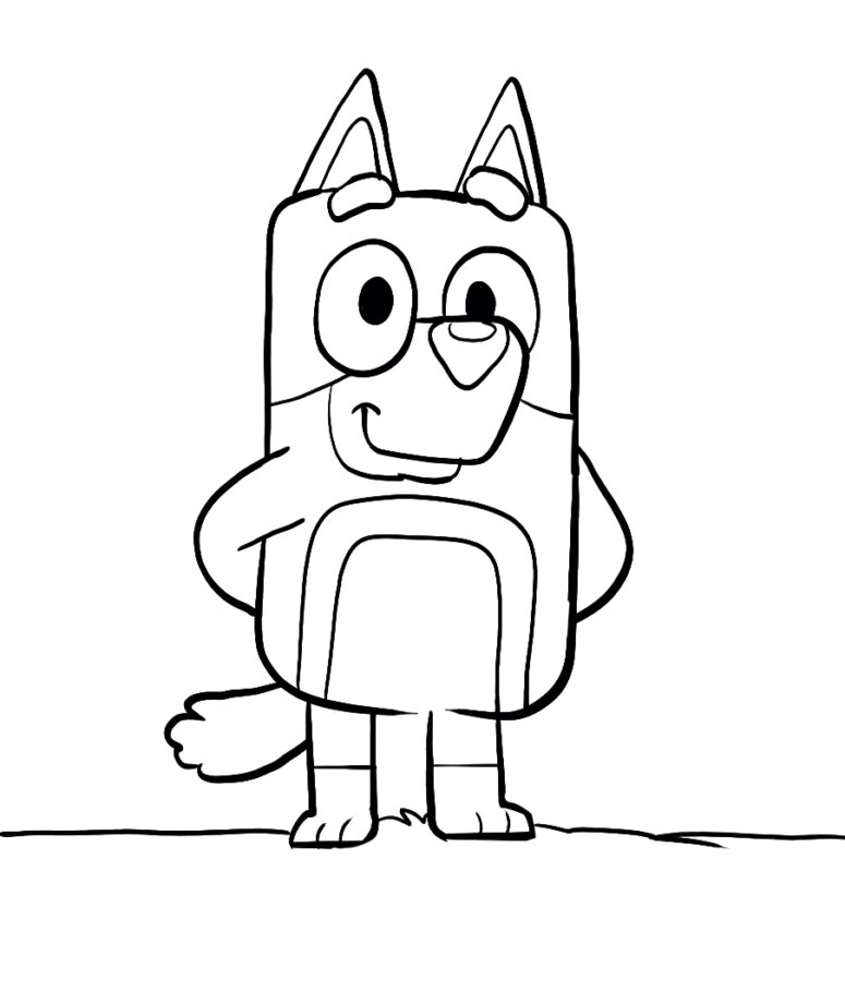 Bluey Ausmalbilder 599