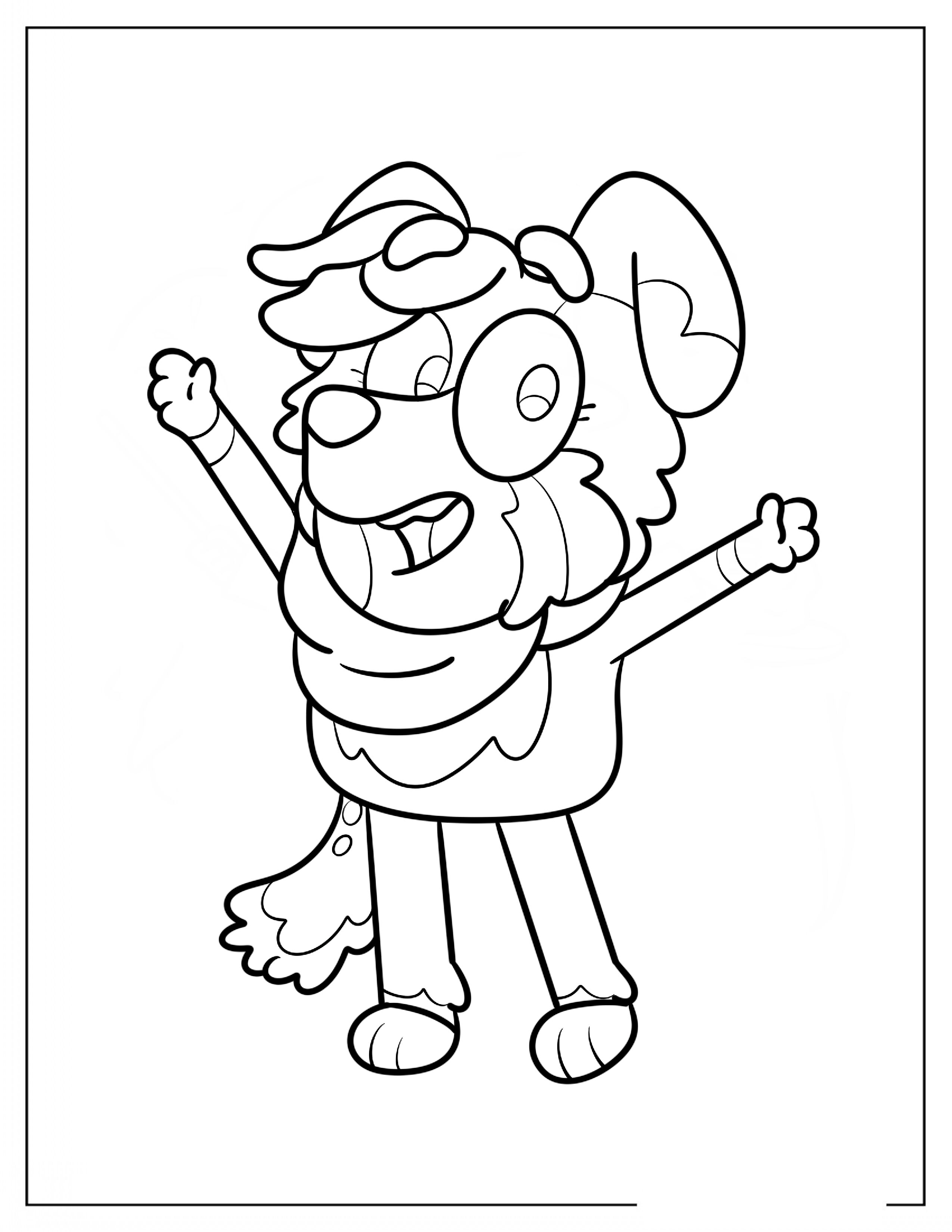 Bluey Ausmalbilder 807