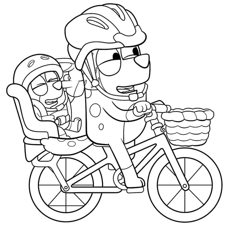 Bluey Ausmalbilder 837