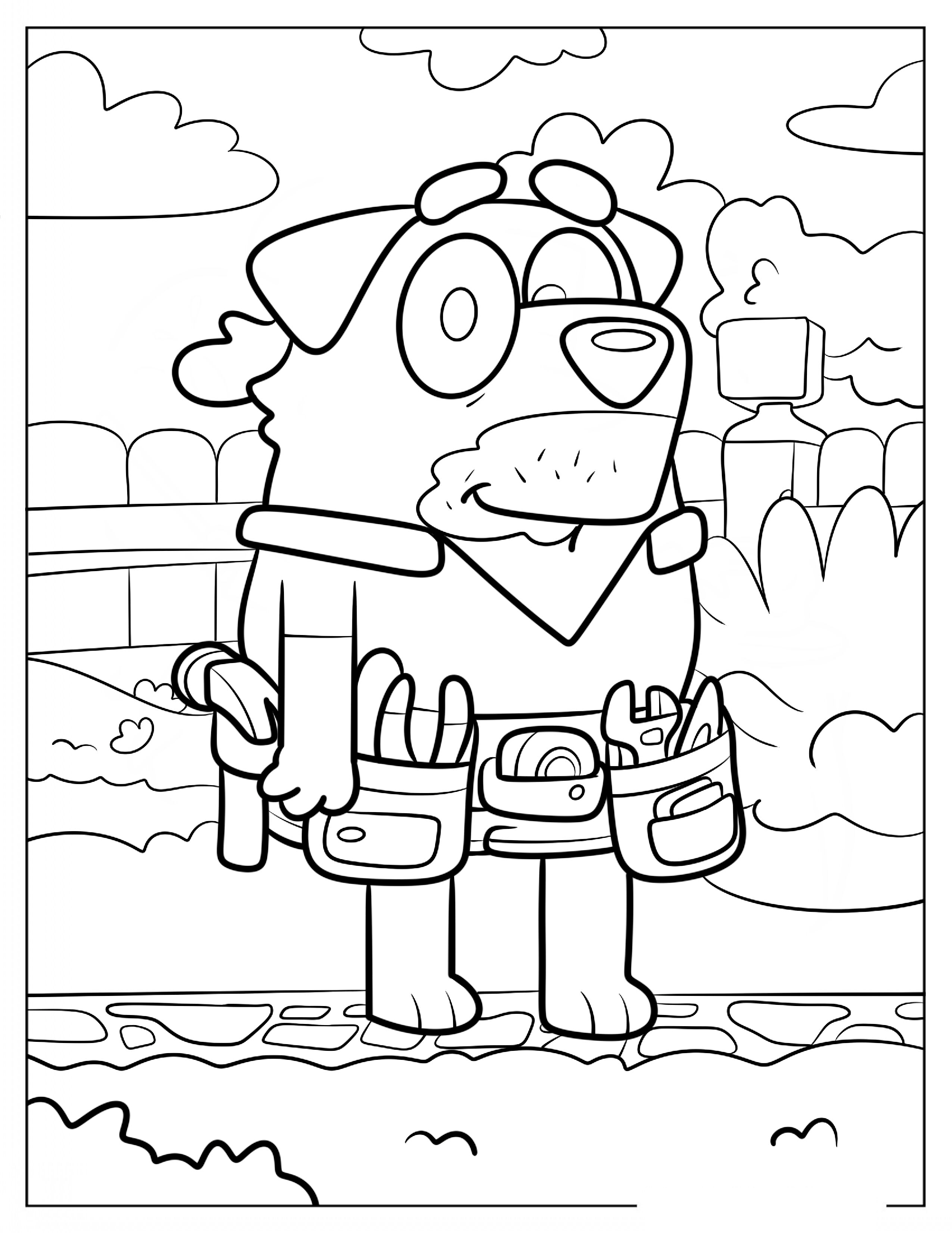 Bluey Ausmalbilder 863