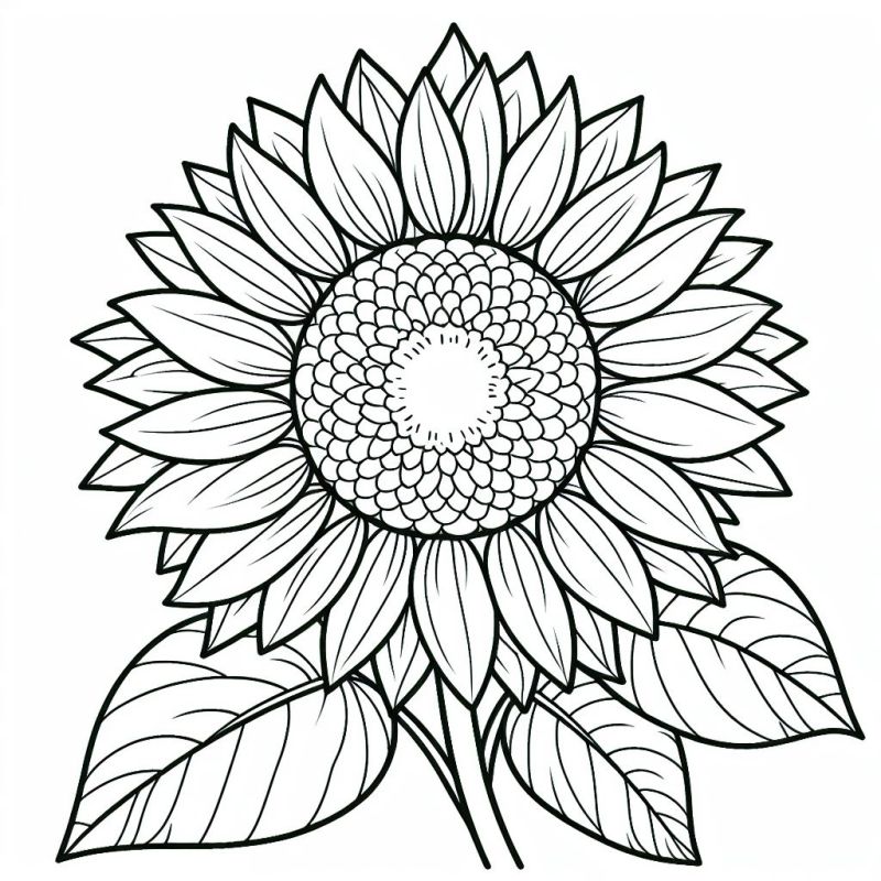 Blumen Ausmalbilder 085