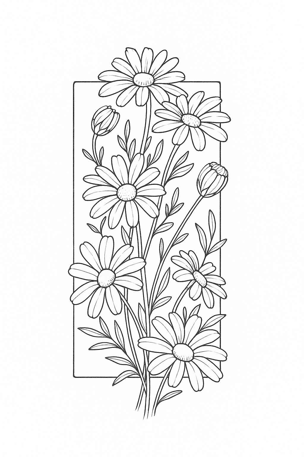 Blumen Ausmalbilder 165