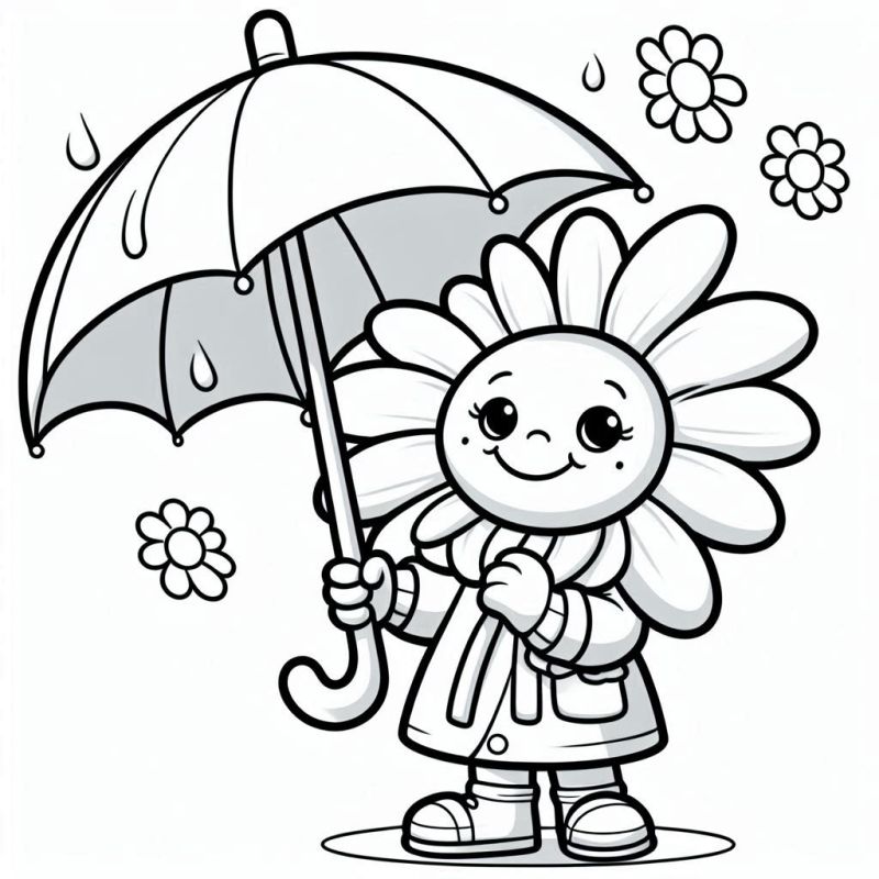 Blumen Ausmalbilder 203