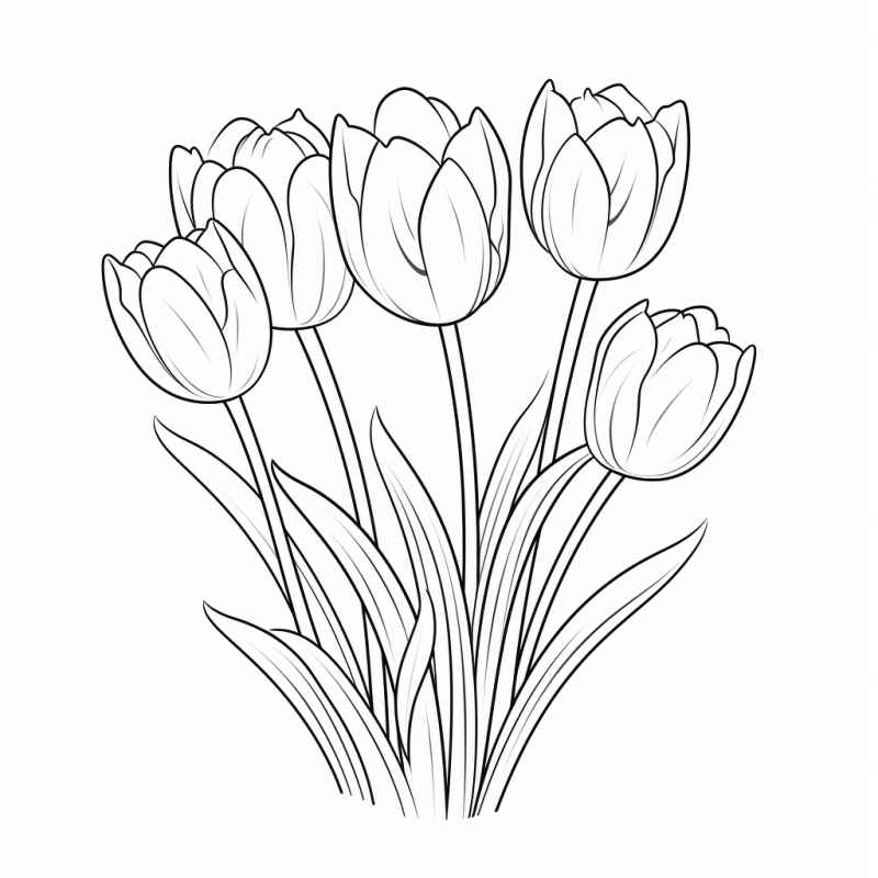 Blumen Ausmalbilder 254